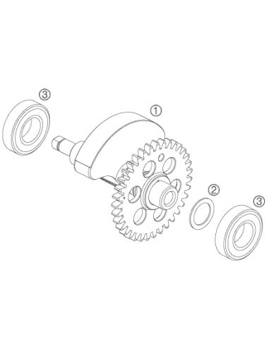 Thrust Washer Din0988-22x32x,1 (KTM/HVA/GG)