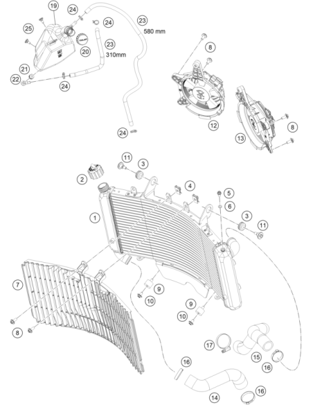 Clamp 25-40 SGT 4 (KTM/HVA/GG)