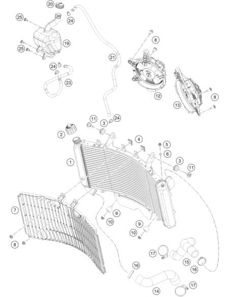 Clamp 25-40 SGT 4 (KTM/HVA/GG)