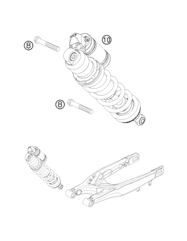 Shock Absorber 450/505 Xc-f 09 (WP)