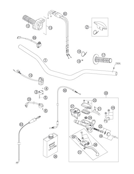 Adapter FOR Flasher Switch '98 (KTM/HVA/GG)