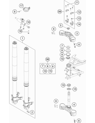 Fork Semi-active Adventure 15 (WP)