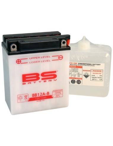 Bateria BS Battery YB12A-B MF Type (con acido)
