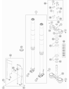 Fork 350exc-f/xcf-w 16 (WP)