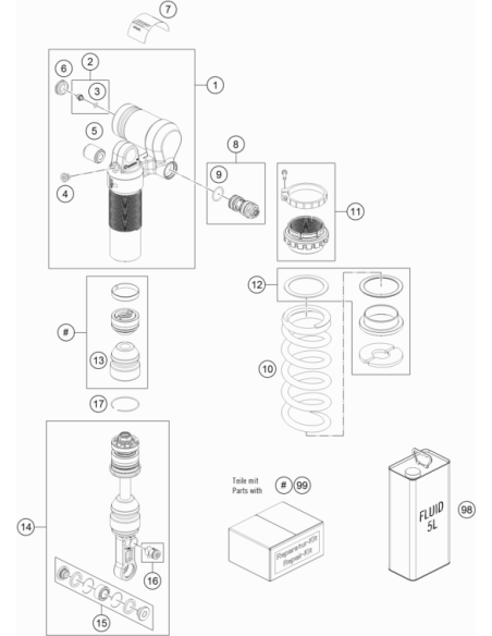 Silentblock 10,05x25x32 (KTM/HVA/GG)