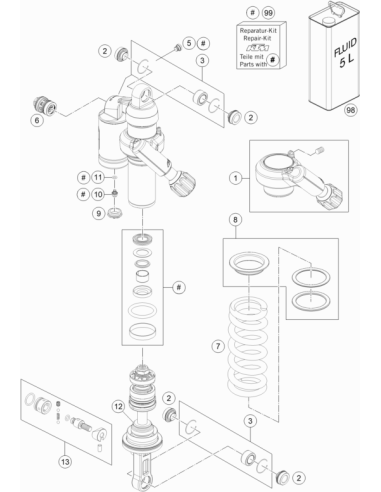 Power Adjuster Cpl. With Screw (WP)