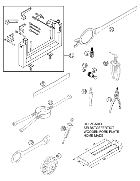 Bushing Extractor (KTM/HVA/GG)