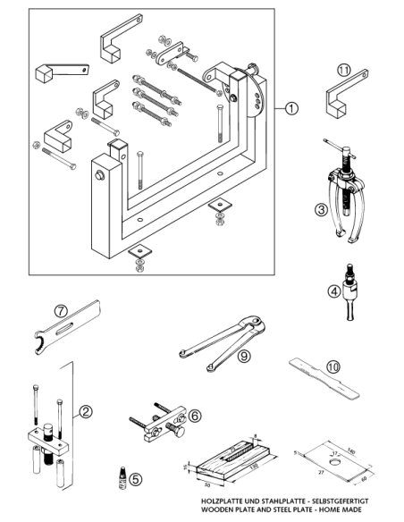 Holding Wrench FOR Rotor (KTM/HVA/GG)