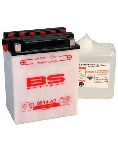 Bateria BS Battery YB14-A2 MF Type (con acido)