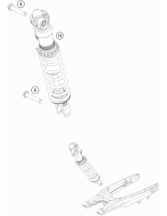 Monoshock TE 250/300 17 (WP)