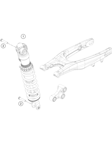 Monoshock 450 Sx-f 2021 (KTM/HVA/GG) St:50