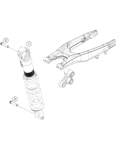 Shock Absorber 450 Xc-f 2021 (KTM/HVA/GG) St:50