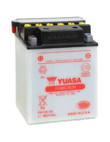 Bateria Yuasa YB14A-A2 Combipack (con acido)