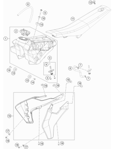 Spoiler SET TC 65 2023 (KTM/HVA/GG)