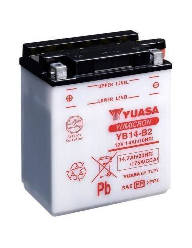Bateria Yuasa YB14-B2 Combipack (con acido)