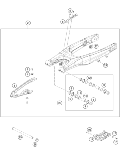 Swing ARM Cpl. 2018 (KTM/HVA/GG)