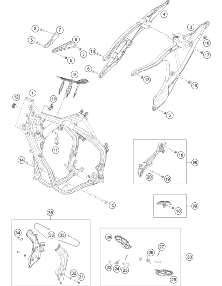 Frame Protection SET (KTM/HVA/GG)