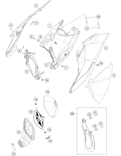 Distance Piece, Silencer (KTM/HVA/GG) 2