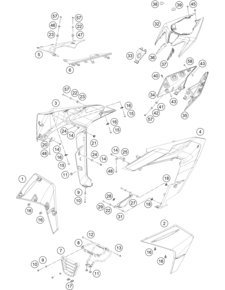 Absorbing Element Silicone IN (KTM/HVA/GG)