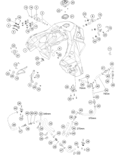 Fuel Pressure Regulator Flange (KTM/HVA/GG)