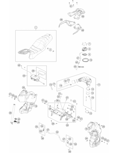 Rubber Support (KTM/HVA/GG)