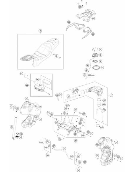 Rubber Support (KTM/HVA/GG)