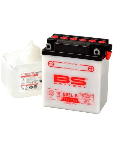 Bateria BS Battery YB3L-B / BB3L-B MF Type (con acido)