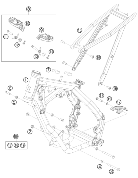 Lock Washer 8MM (KTM/HVA/GG)