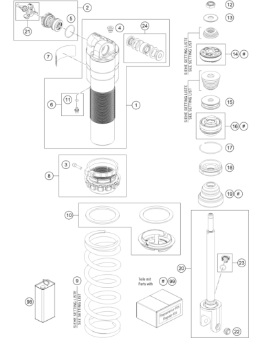 Screw Fill M5x6 Cpl. (KTM/HVA/GG) St:70