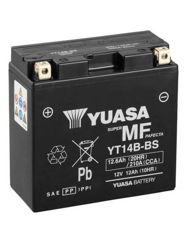 Bateria Yuasa YT14B-BS Combipack (con acido)
