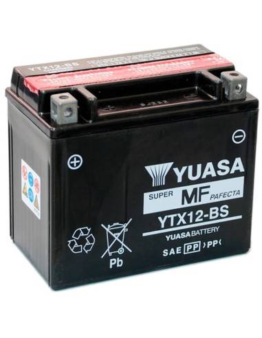 Bateria Yuasa YTX12-BS Combipack (con acido)