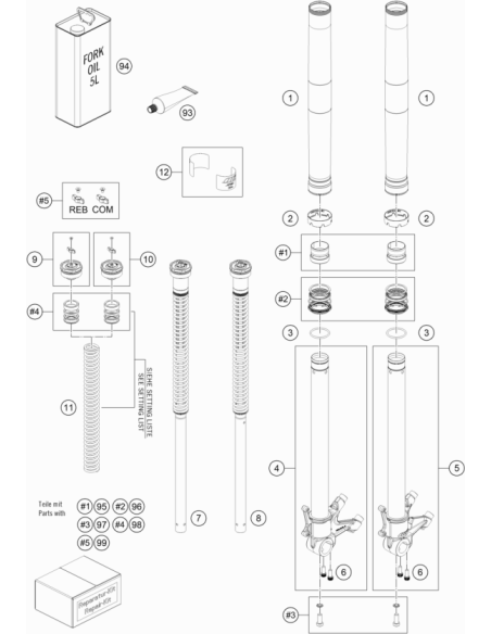 Main Spring (38.2) 7.5-320 Fork (WP)