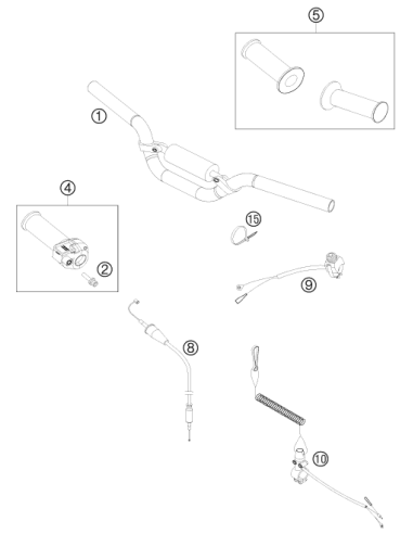 Brida 140/2,5mm Negra (KTM/HVA/GG)