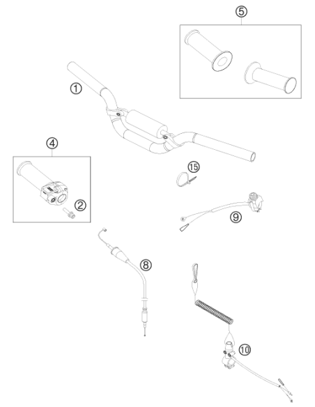 Brida 140/2,5mm Negra (KTM/HVA/GG)