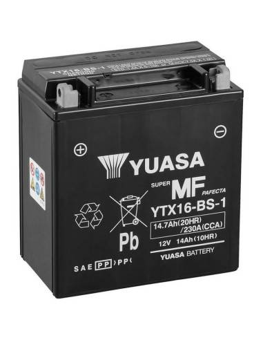 Bateria Yuasa YTX16-BS-1 Combipack (con acido)