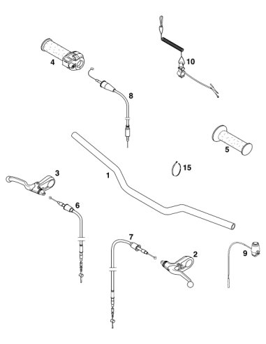 Brida 200/4,8 mm Negra (KTM/HVA/GG)
