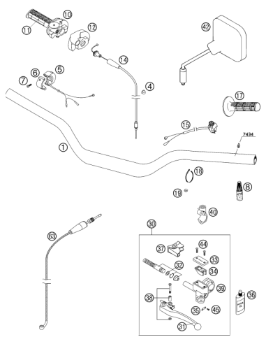 Brida 200/4,8 mm Negra (KTM/HVA/GG)