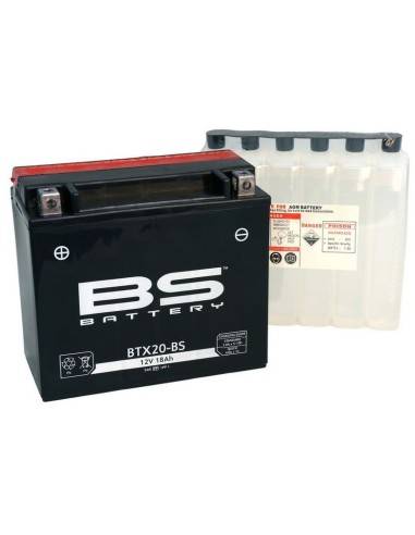 Bateria BS Battery YTX20-BS / BTX20-BS MF Type (con acido)