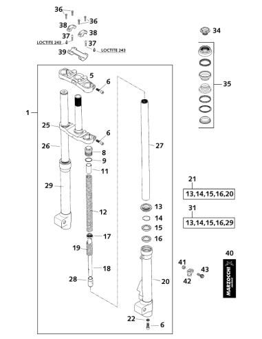 Brake Cable Clamp Rsgu 9/12 (KTM/HVA/GG)