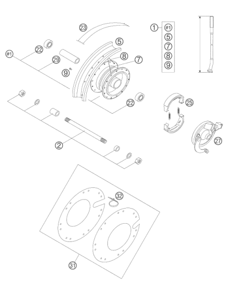RIM Band 10" 22mm (KTM/HVA/GG)