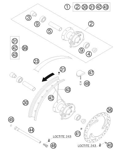 RIM Lock Cpl. 2004 (KTM/HVA/GG)
