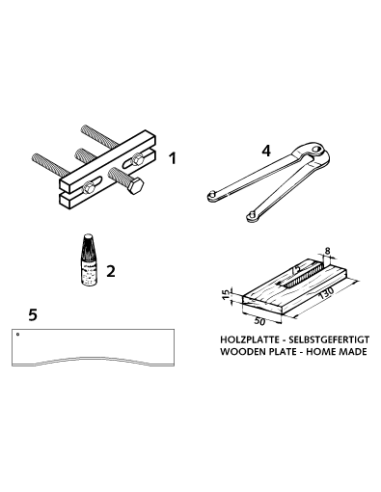 Adjusting Plate 50sx Mini 2001 (KTM/HVA/GG)