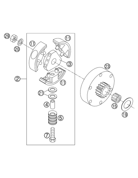 Washer 10,4x16,8x0,4 (KTM/HVA/GG)
