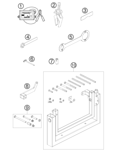 Wrench FOR Rotor (KTM/HVA/GG)