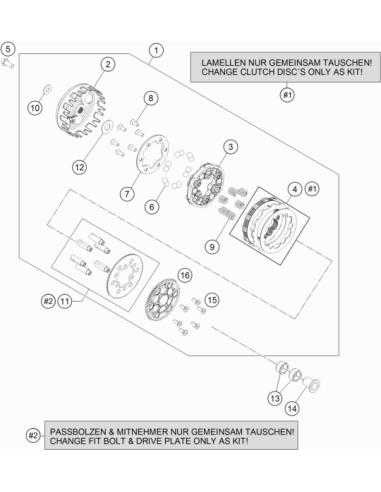 Axial Clutch Assembly (KTM/HVA/GG)