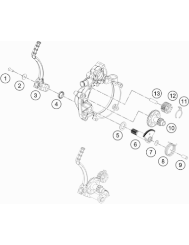 Kickstarter Shaft (KTM/HVA/GG)