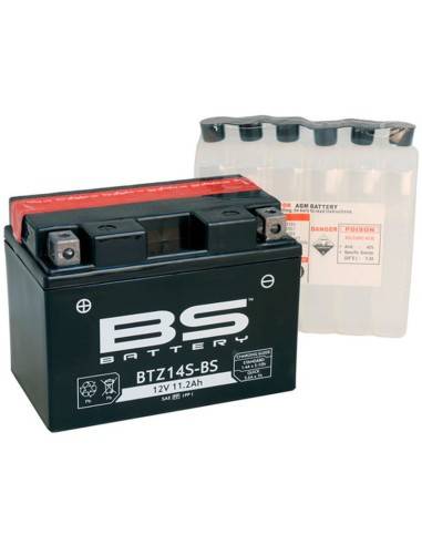 Bateria BS Battery YTZ14S-BS / BTZ14S-BS MF Type (con acido)