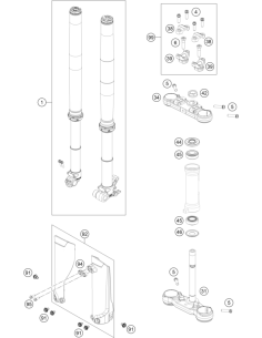 Upper Triple Clamp (KTM/HVA/GG)
