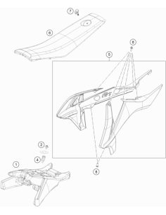 Spoiler Bracket (KTM/HVA/GG) St:70