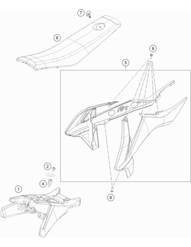 Spoiler Bracket (KTM/HVA/GG)